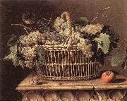Basket of Grapes dfg, DUPUYS, Pierre